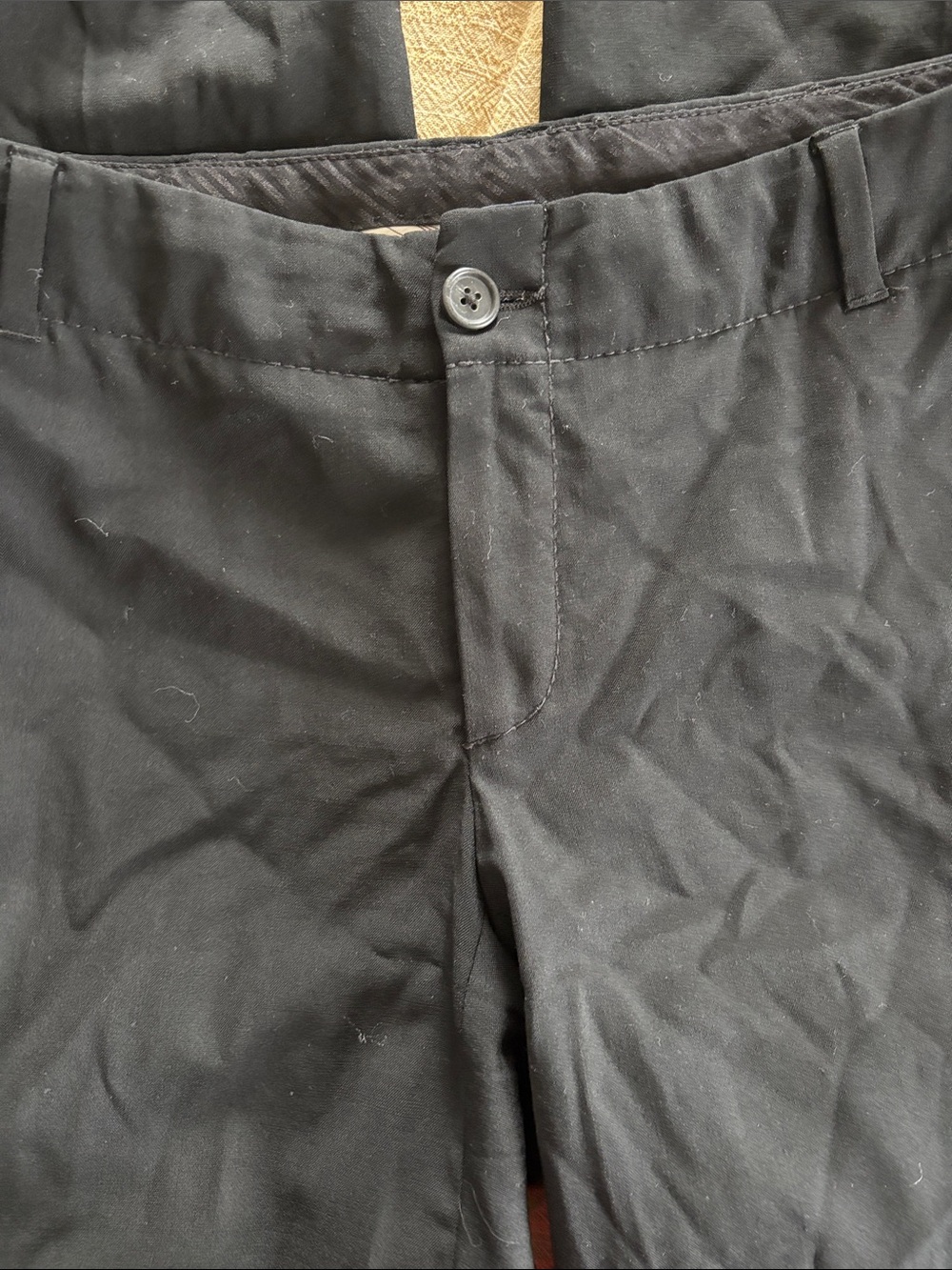 Banana Republic Black Contoured Fit Pants straight leg pants size 2